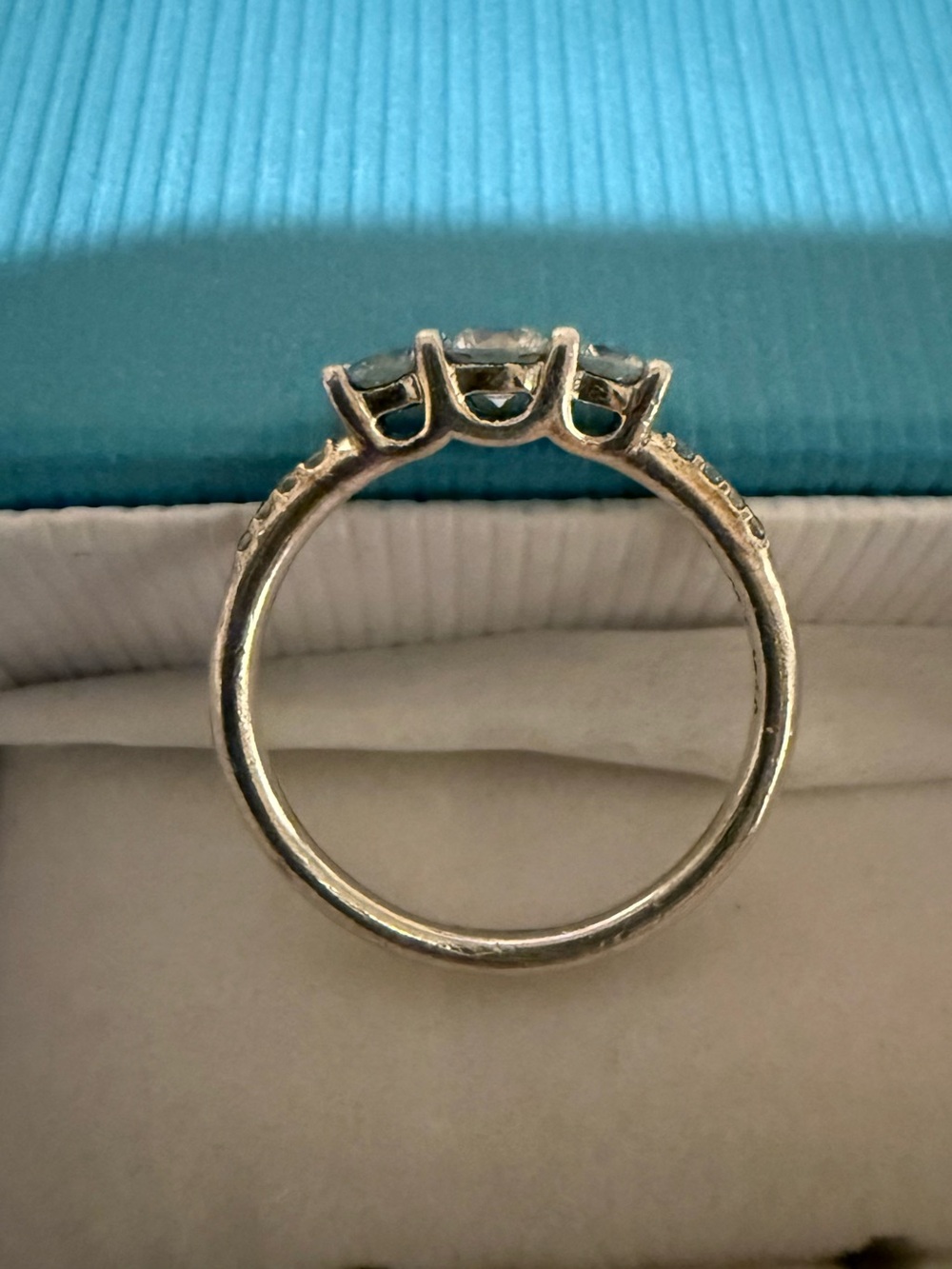 Pandora three stone ring